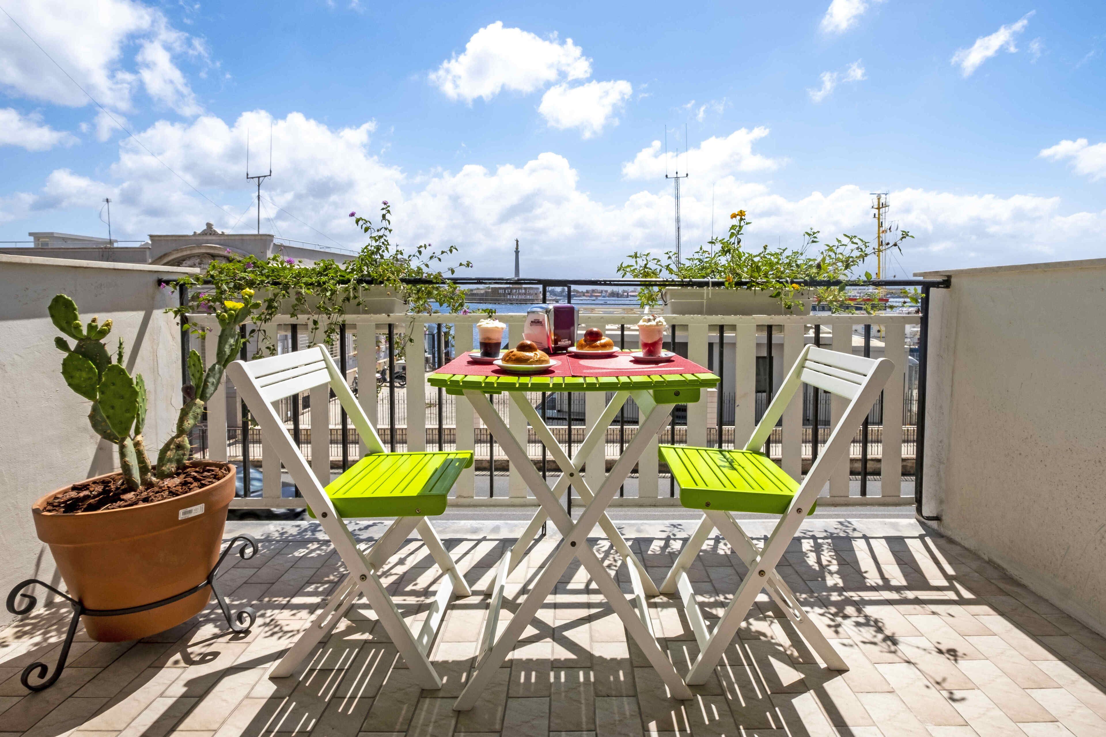 套房, 按摩浴缸, 海景 (Colapesce) | 露台/庭院