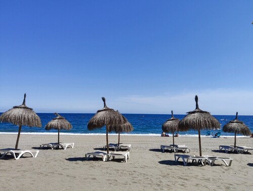 Nice apartment near Estepona with terrace and amazing sea views