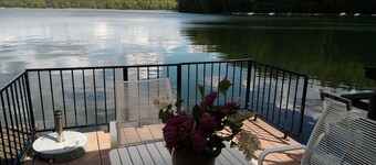 Bootshaus auf dem Schwarzer See