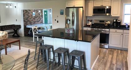 Pet-Friendly Beach House with Game Room & Outdoor Shower - Steps to Pool & Beach