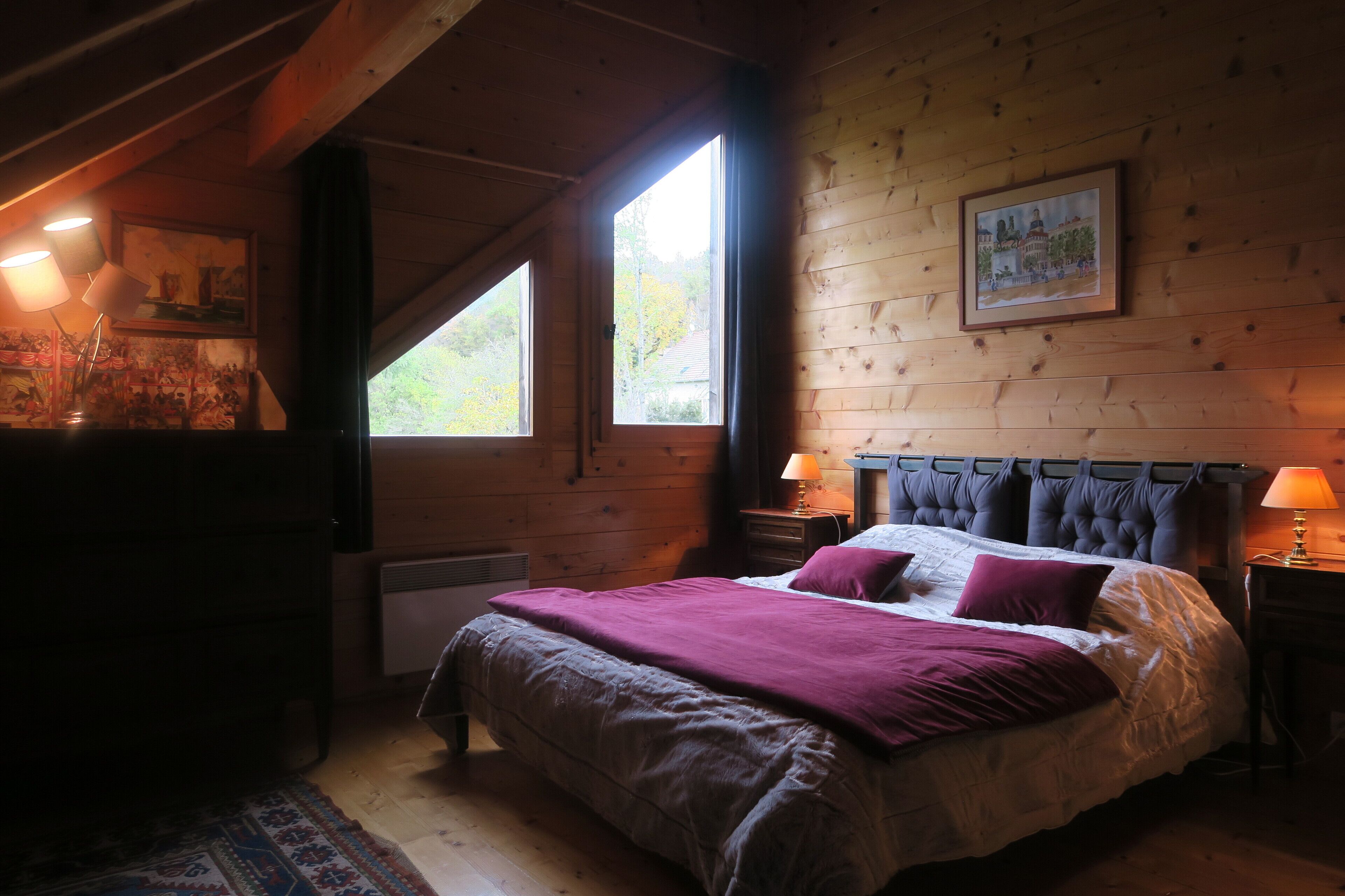 4 bedrooms, iron/ironing board, travel cot