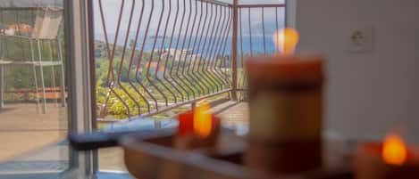 Panoramic Apartment, Sea View, Sea Facing (Pink) | Balcony view