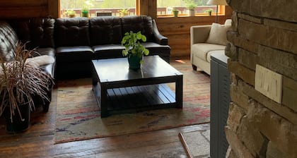 Log cabin on 5 acres in Wilson Wyoming