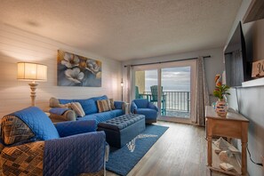 TV, DVD player, books