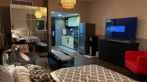 1 غرفة نوم ومكتب ومكواة/لوح كي وواي فاي مجانًا