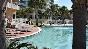 Indoor pool, outdoor pool