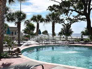Indoor pool, outdoor pool