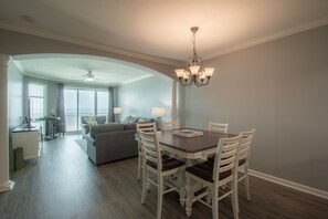 Condo, Multiple Beds, Private Pool, Beach View | Living room