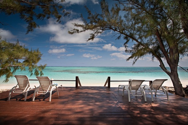 Enjoy the gentle trade breeze on the deck