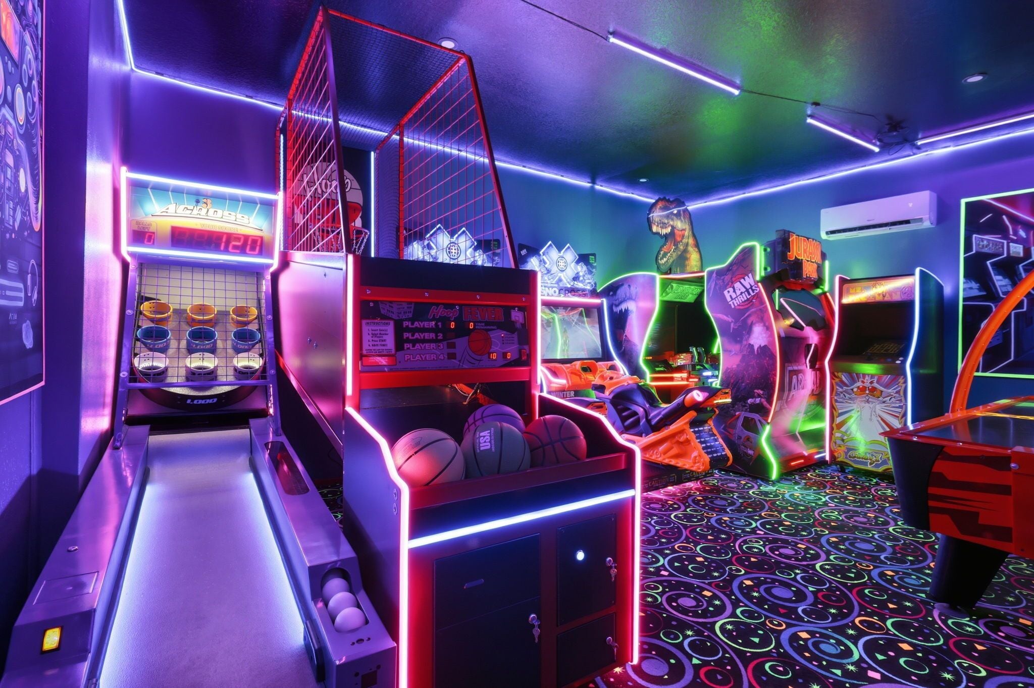Professional Arcade Room - All Free Play