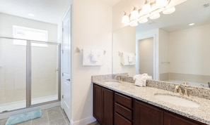 Shower, towels