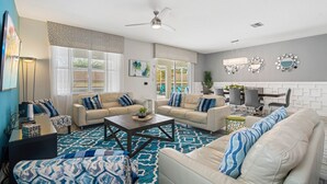 TV, video games, foosball - Bright Villa with Theater in Champions Gate (Davenport)