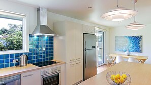Fridge, dishwasher, toaster