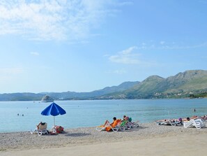 Tæt på stranden