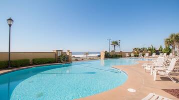 Indoor pool, outdoor pool