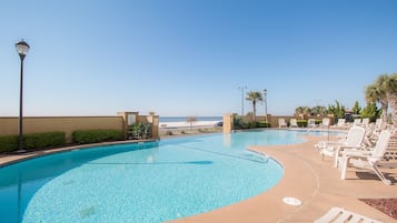 Indoor pool, outdoor pool