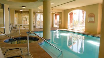 Indoor pool, outdoor pool