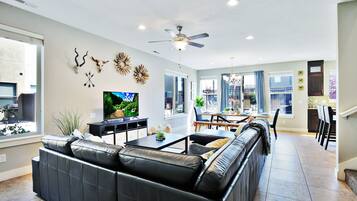 Smart TV, Netflix, books, streaming services