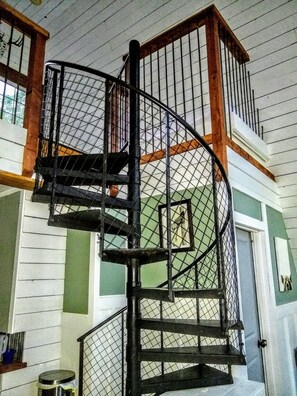 Interior - River Run: Secluded Riverside A-Frame & Sauna Two Miles West Of Grand Marais (Grand Marais)