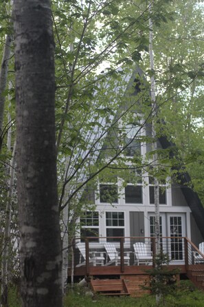 Exterior - River Run: Secluded Riverside A-Frame & Sauna Two Miles West Of Grand Marais (Grand Marais)