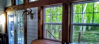 River Run: Secluded Riverside A-Frame & Sauna Two Miles West Of Grand Marais