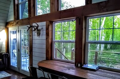 River Run: Secluded Riverside A-Frame & Sauna Two Miles West Of Grand Marais