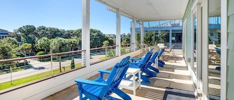 Hus, flere senger (2307 Palm Boulevard) | Balkong