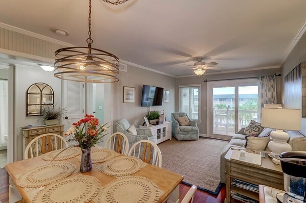 Lägenhet - flera sängar (309C Oceanside Villas) | Vardagsrum