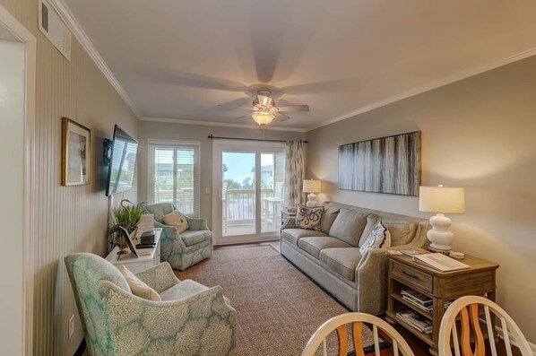 Condo, Multiple Beds (309C Oceanside Villas) | Living room - 309c Oceanside Villas (Isle of Palms)