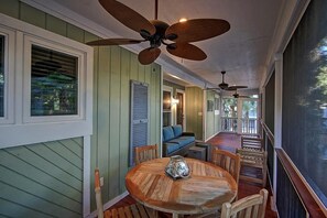 Cabin, Berbilang Katil (35 Twin Oaks) | Tempat makan luar