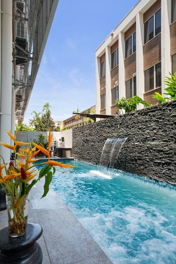 Alberca al aire libre 