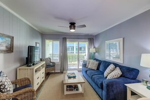 Condo, Multiple Beds (101A Oceanside) | Living room
