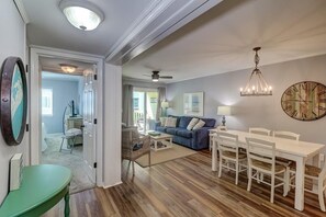 Condo, Multiple Beds (101A Oceanside) | Living room