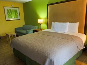 基础客房, 1 张特大床 | 免费 WiFi、床单