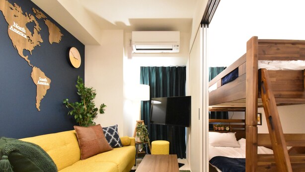 Apartment (101) | WiFi (free) - Alphabed Okayama Sennitimae101 (Okayama)