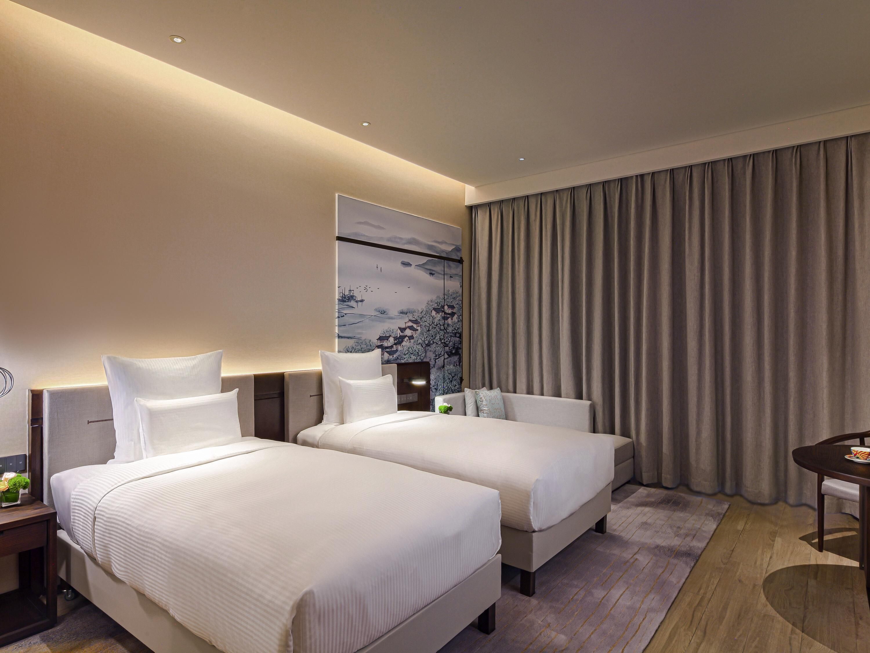 Superior Room, 2 Twin Beds | Premium bedding, down comforters, pillowtop beds, minibar