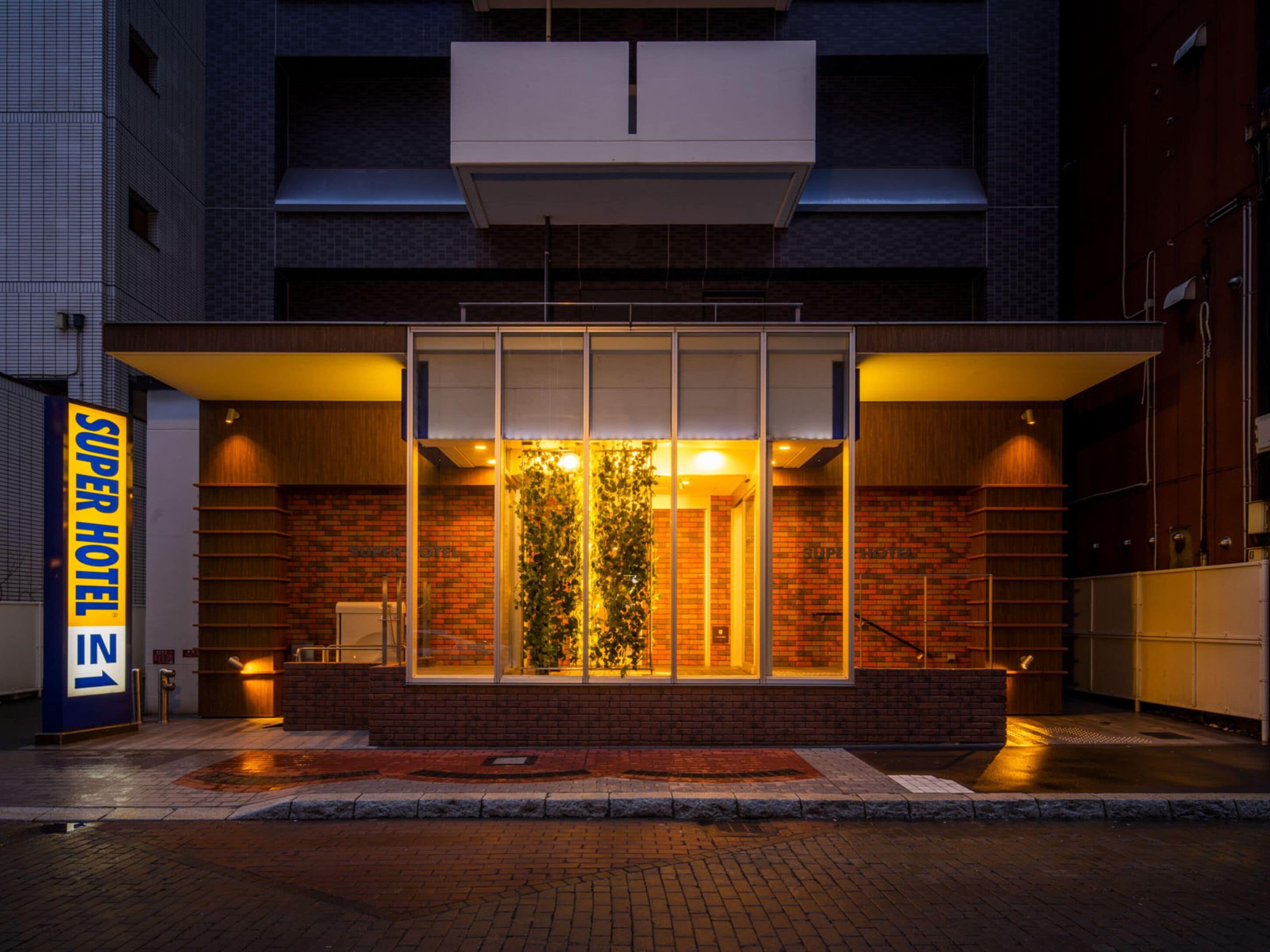 front of property – evening/night