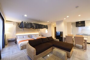 Suite (B) | Woonruimte | Flatscreentelevisie