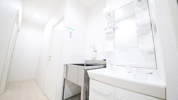 Free toiletries, hair dryer, slippers, bidet