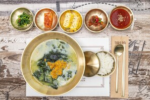 Daily Korean breakfast for a fee
