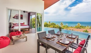 Outdoor dining - Iconic experience  in a relaxing home (Suratthani)