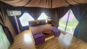 Double Tented Room | Desk, free WiFi, bed sheets - Moonshine Resort Chumphon (Chumphon)