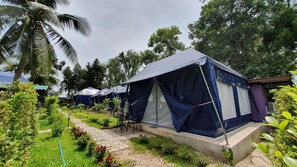 Quadruple Tented Room | Desk, free WiFi, bed sheets - Moonshine Resort Chumphon (Chumphon)