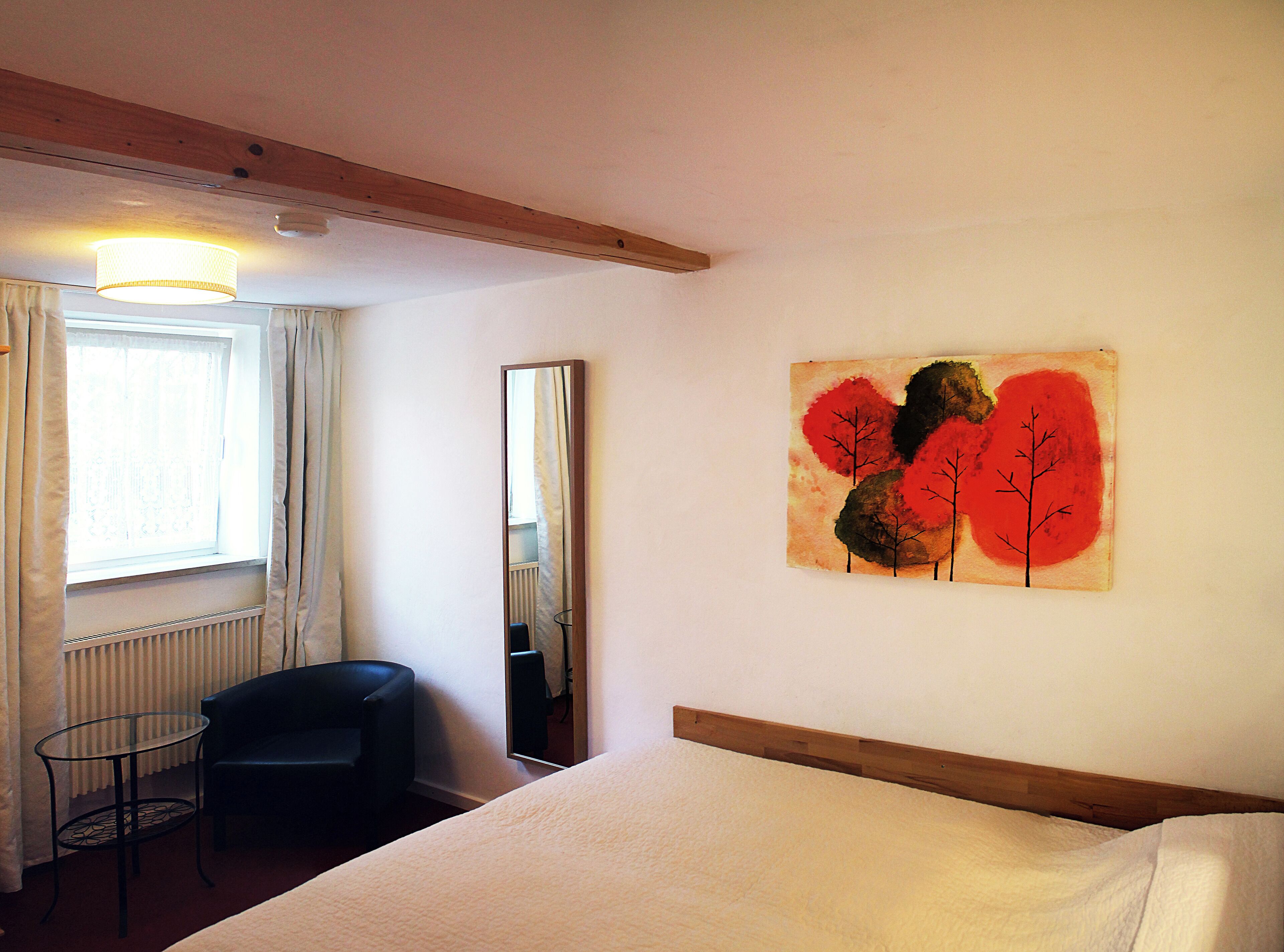 1 makuuhuone, silitysrauta/-lauta, vauvan matkasänky, ilmainen Wi-Fi