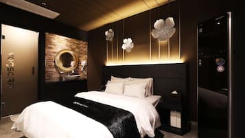 Individually decorated, individually furnished, blackout curtains