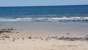 On the beach
