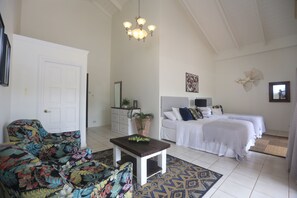 7 habitaciones, escritorio y tabla de planchar con plancha 