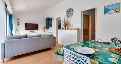 Entre coeur de ville et plage, maison pour 6