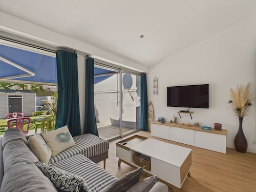 Entre coeur de ville et plage, maison pour 6