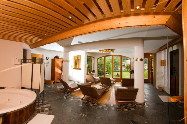 Sauna - Ferienhof Obergasser & Pension Bergblick (Weissensee)